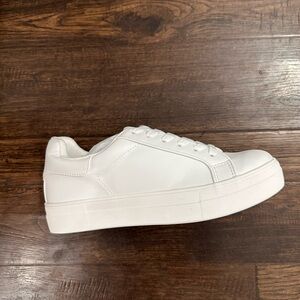 White Pink Lily sneakers